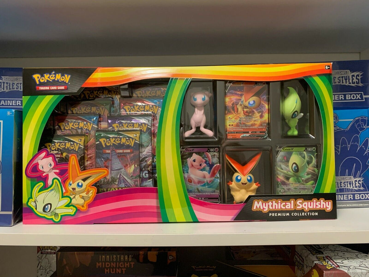 Pokemon Trading Card Game Mythical Squishy Premium Collection NEW