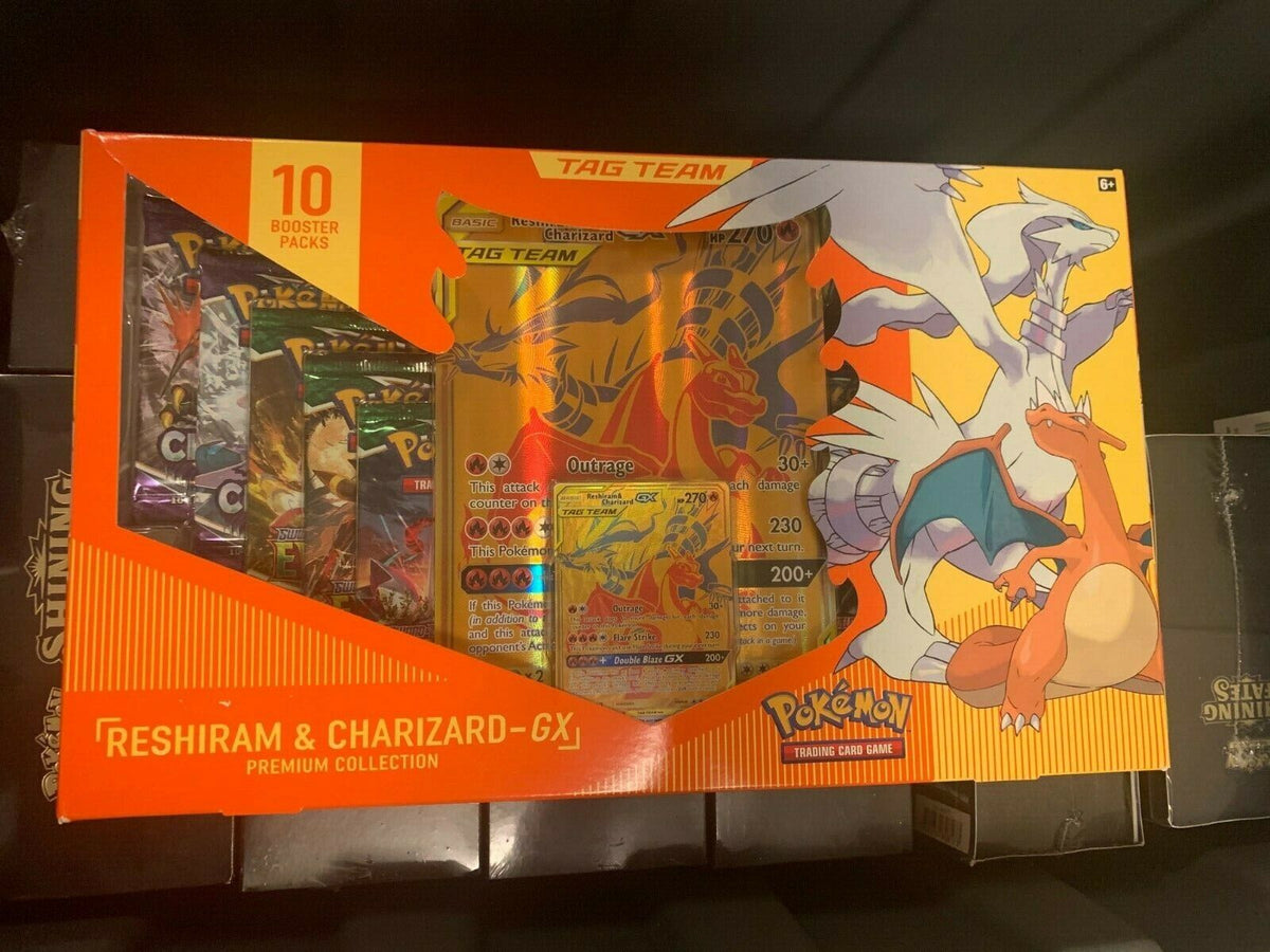 Pokemon TCG Reshiram and Charizard GX Premium Collection