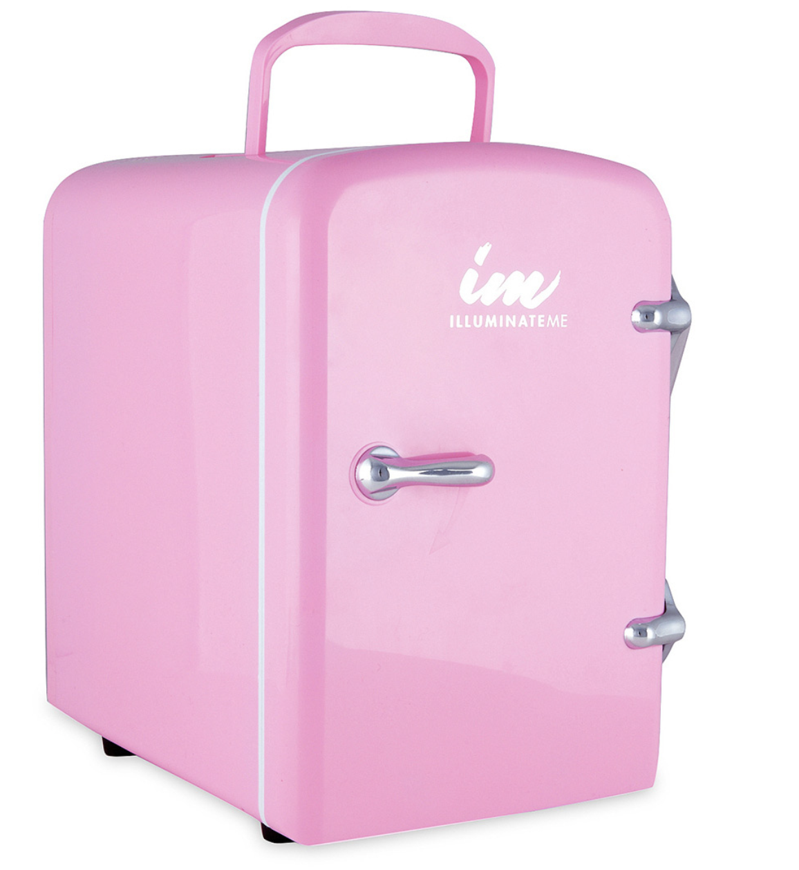 Cosmetics and Skincare Fridge 4L Miniature Design Built-in Carry Handle 40W PINK