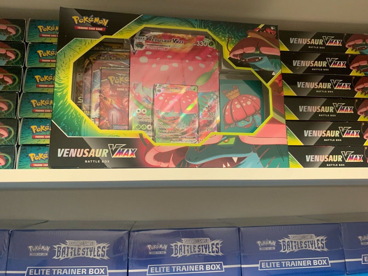 Pokemon TCG 1x Venusaur VMAX Battle Box Genuine Factory Sealed IN HAND