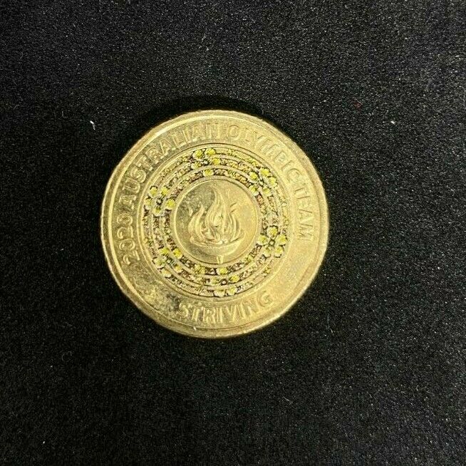 2020 Australian Olympic $2 Dollar Coin - YELLOW STRIVING