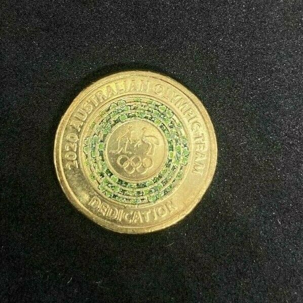 2020 AUSTRALIAN OLYMPIC TEAM 'DEDICATION' $2 DOLLAR COIN