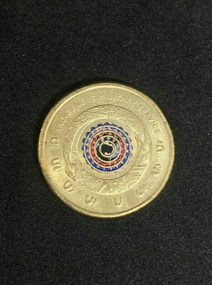 2021 $2 two Dollar Indigenous Military Service
