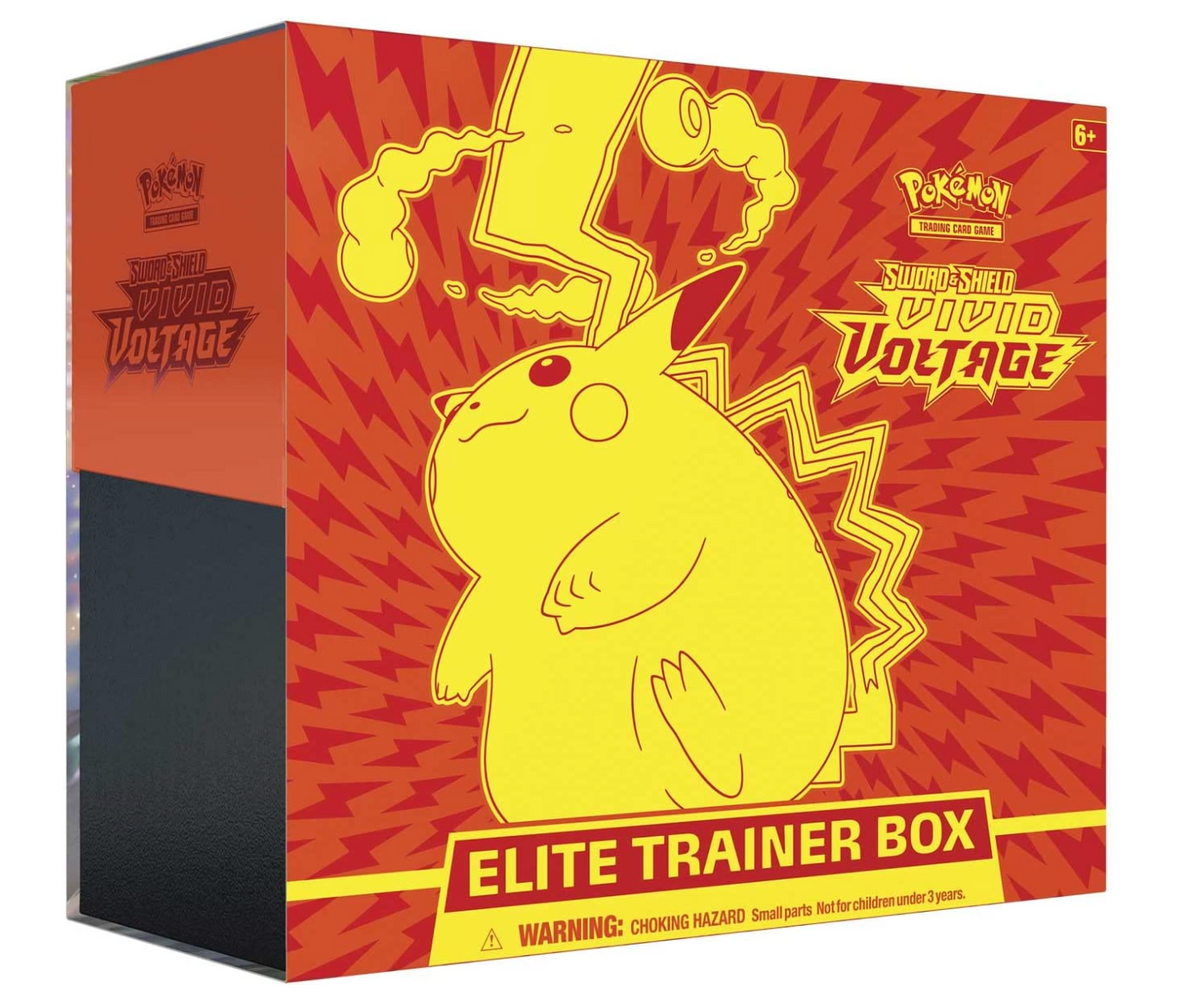 Sealed Pokemon TCG Sword & Shield Vivid Voltage Elite Trainer Box ETB